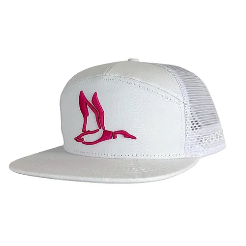 Roost Pink 3D Puff 7 Panel Hat