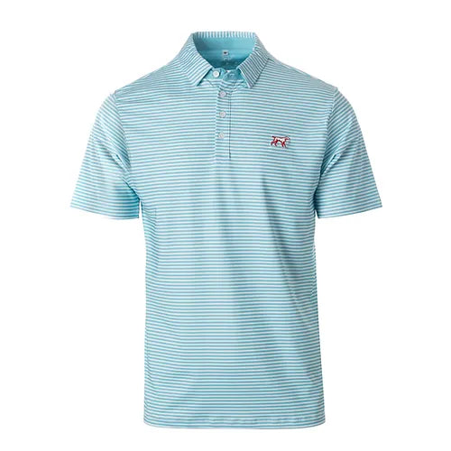 Fieldstone Marshall Performance Polo Baby Blue/White