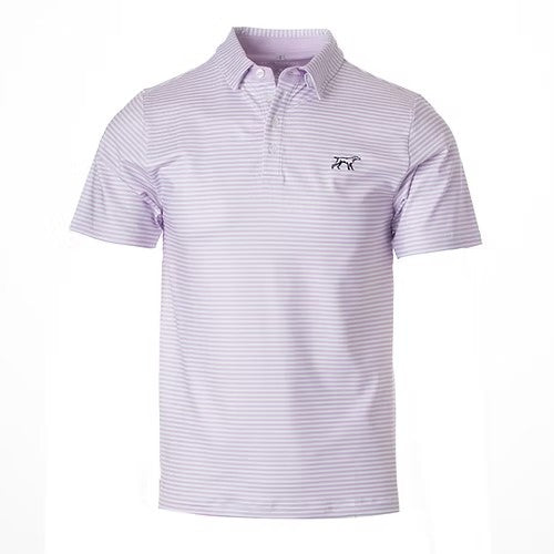 Fieldstone Marshall Performance Polo Lavender/White