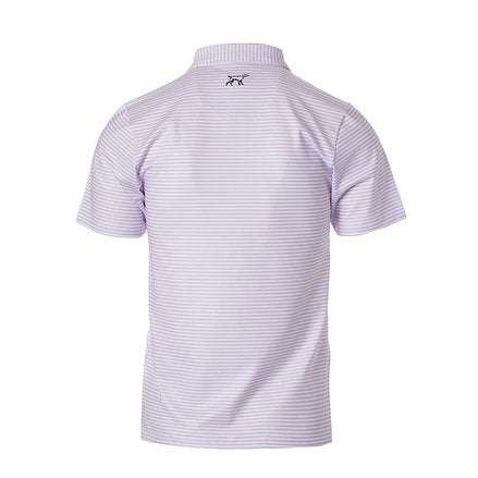 Fieldstone Marshall Performance Polo Lavender/White