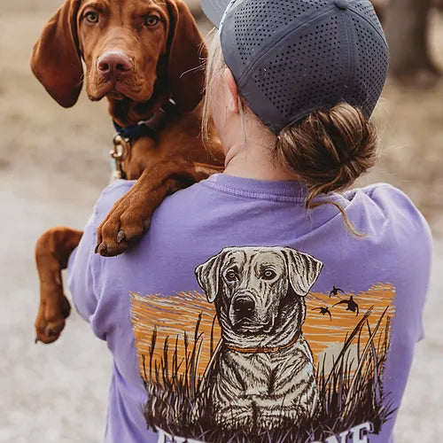 Fieldstone Marsh Lab Violet T-shirt