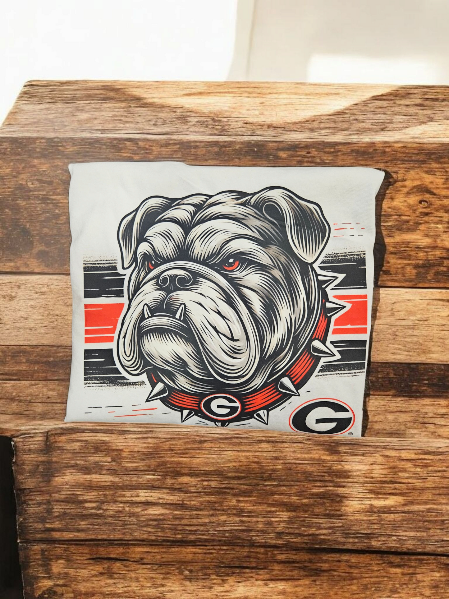 Georgia Bulldog Head Tee Shirt
