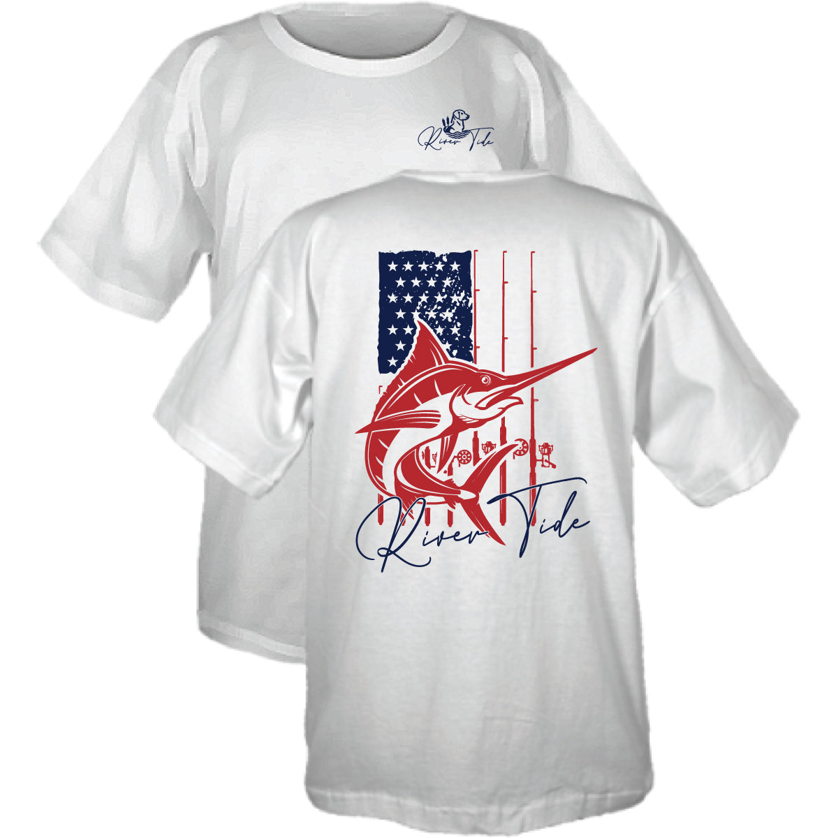 Patriotic Marlin Tee-Shirt