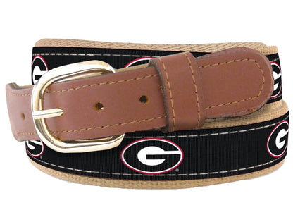Georgia Bulldogs Ribbon belt