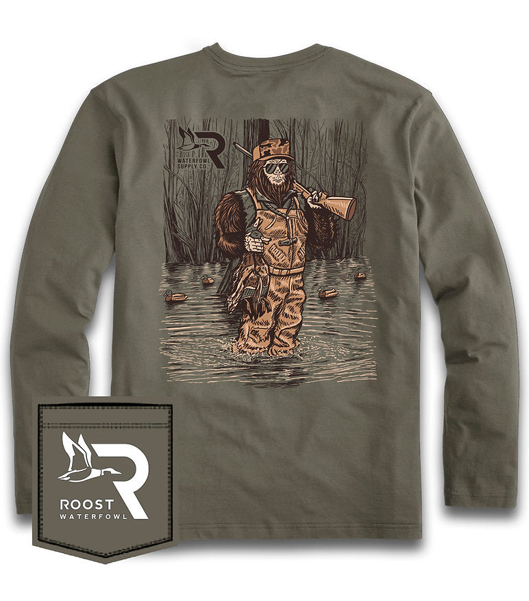 Roost Sasquatch Long Sleeve Tee Shirt