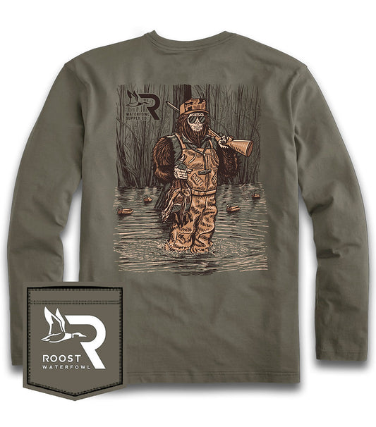 Roost Sasquatch Long Sleeve Tee Shirt