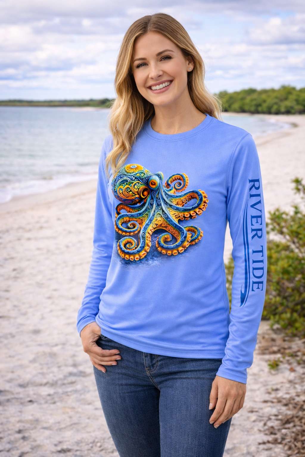 Octo Current Long Sleeve Performance Shirt