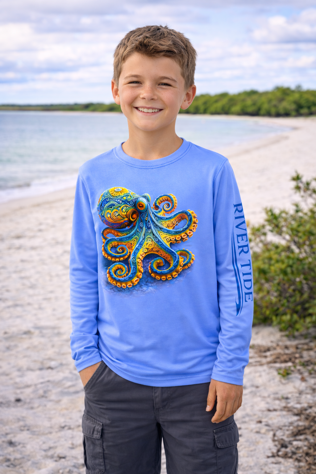 Octo Current Long Sleeve Performance Shirt