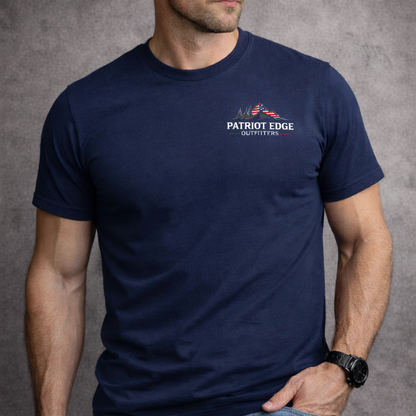 Border Patriot Tee Shirt Navy