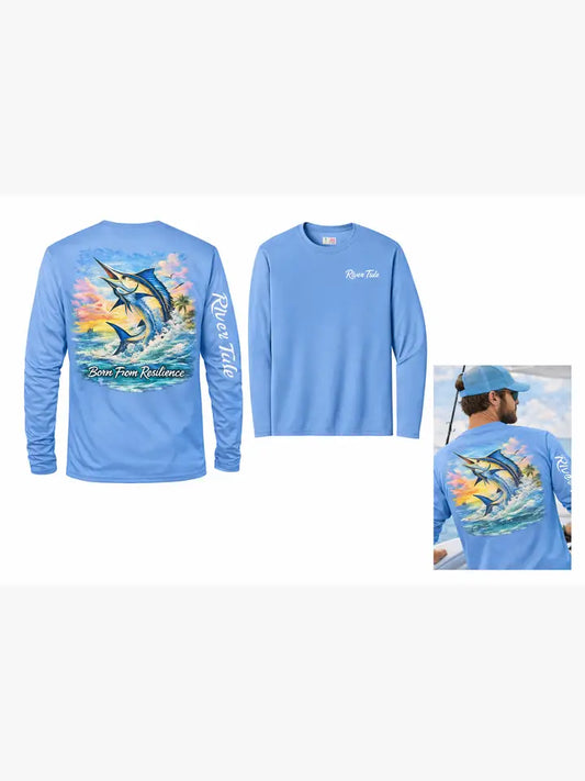 Island Drift Coastal Long Sleeve Performance Shirt