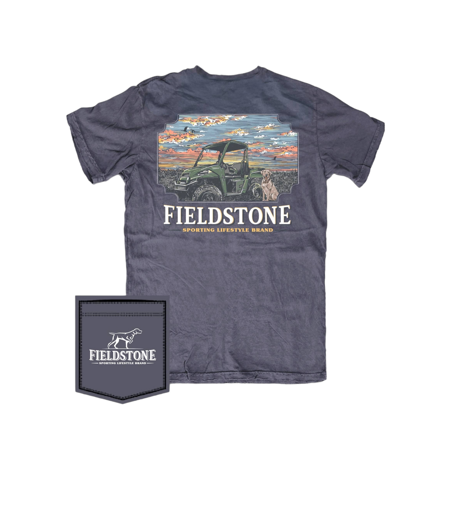 Fieldstone ATV Sunset Tee Shirt