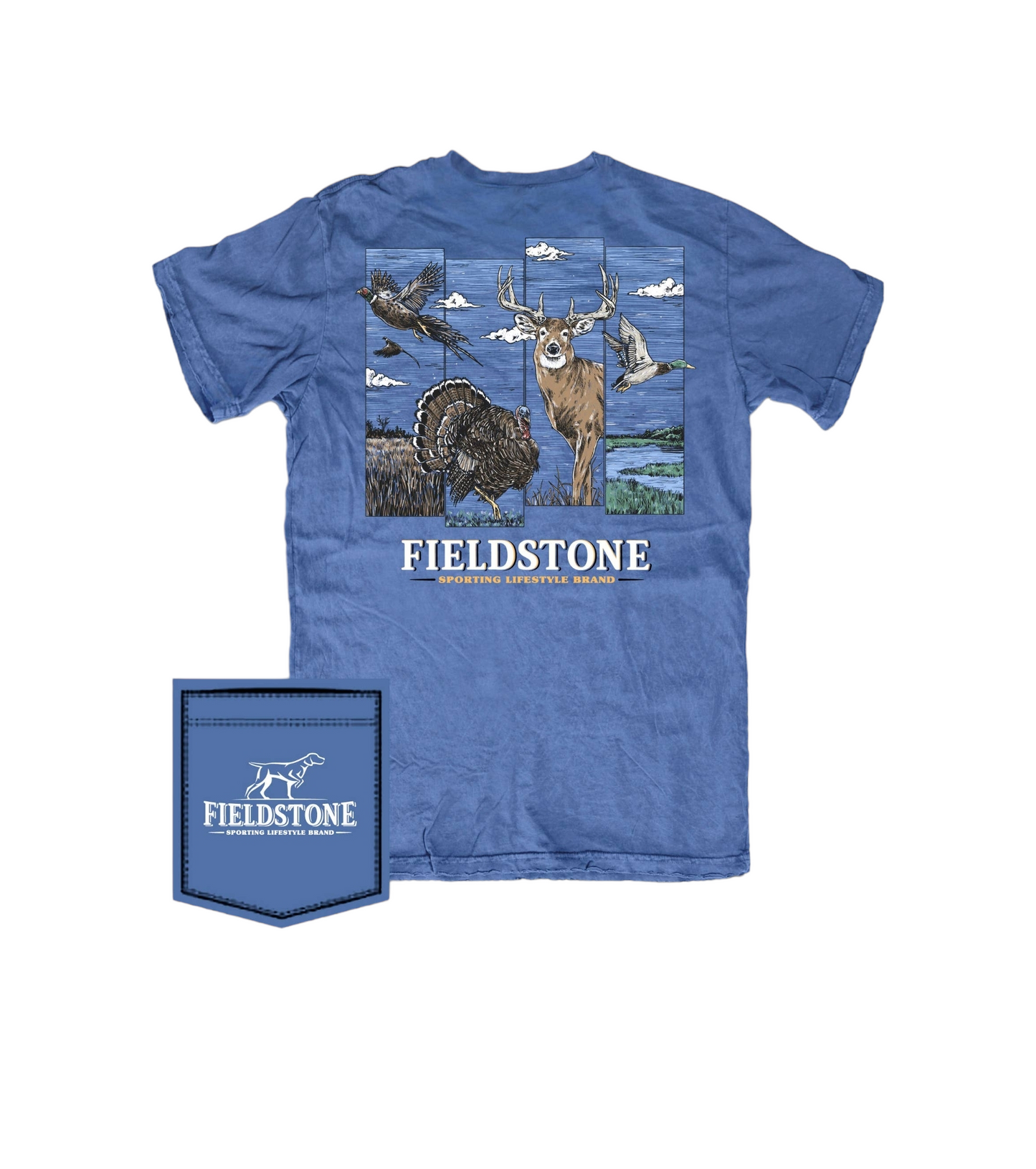 Fieldstone Hunting Season Tee Shirt (Blue)