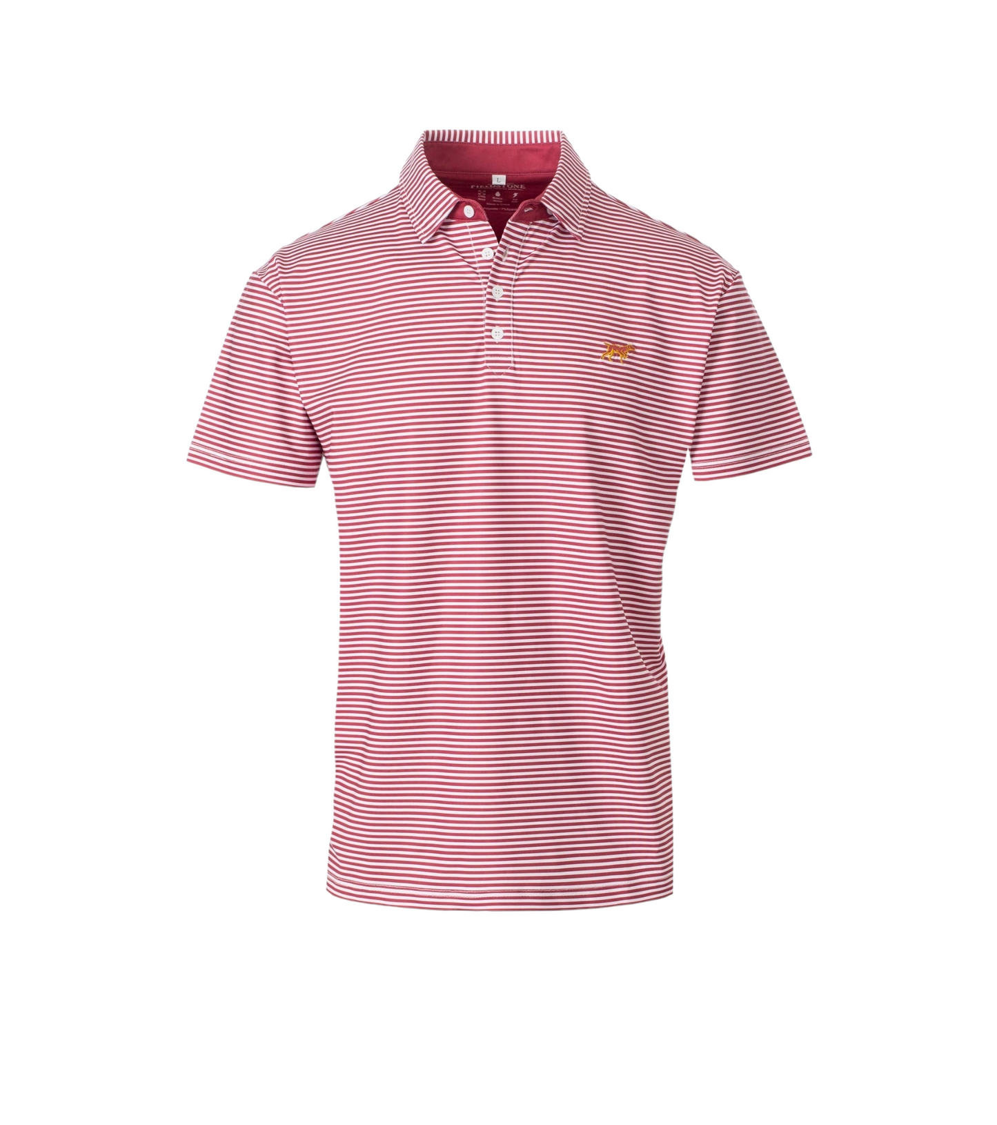 Fieldstone Marshall Performance Polo Wine/White