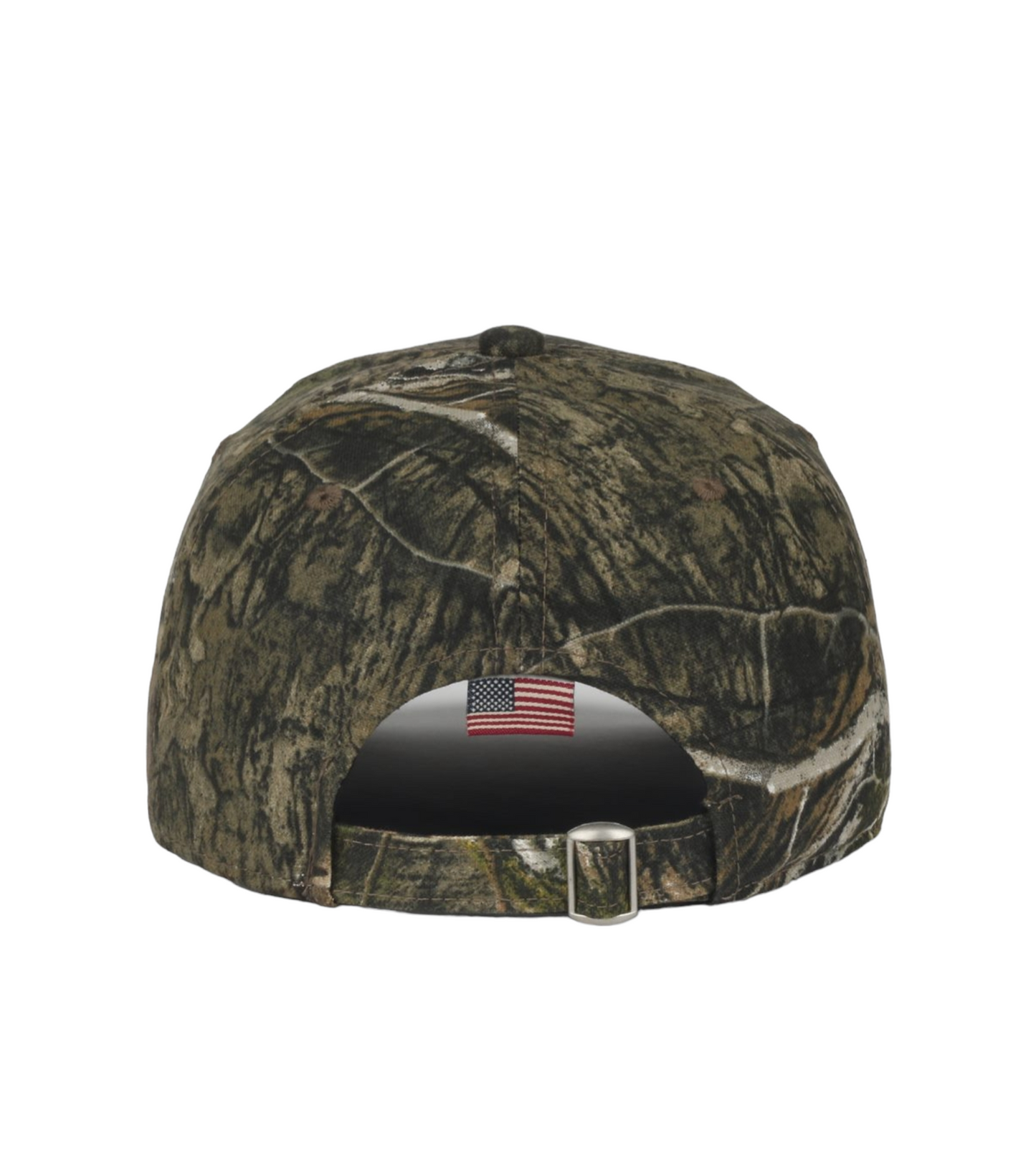 Mossy Oak Camo Hat with American Flag