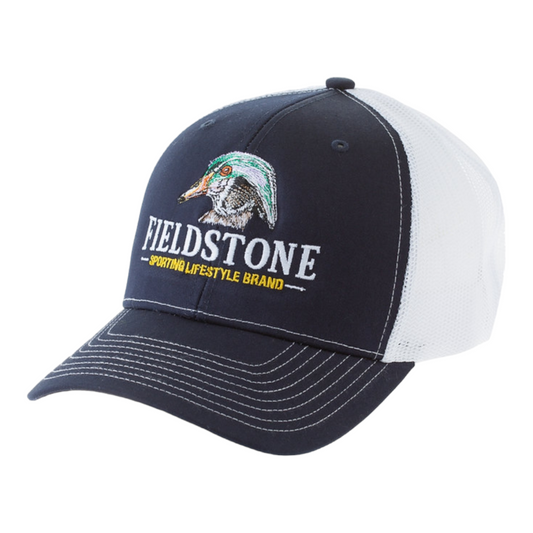 Fieldstone Wood Duck Hat Navy/White