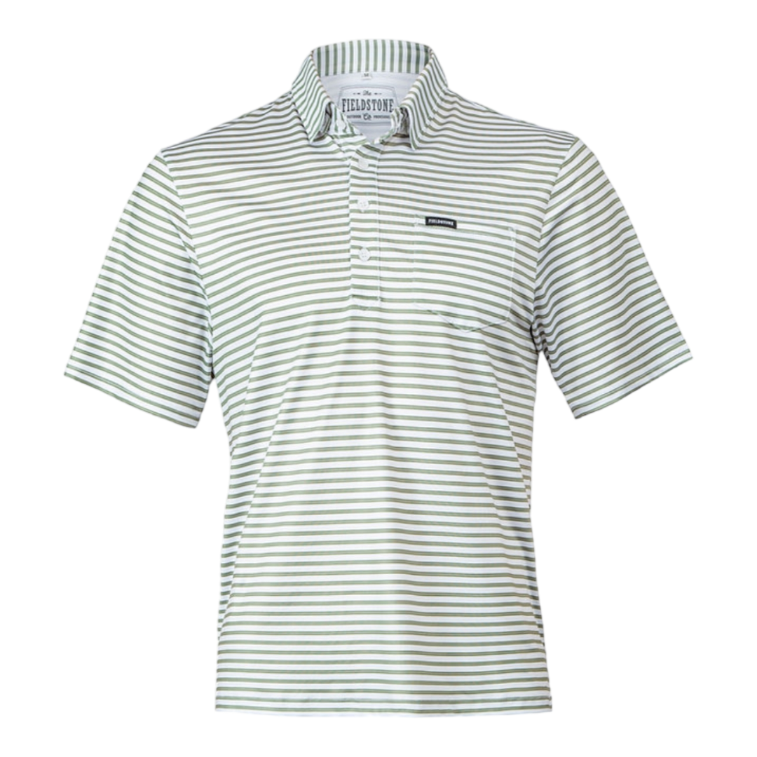 Fieldstone Charleston Performance Polo Moss