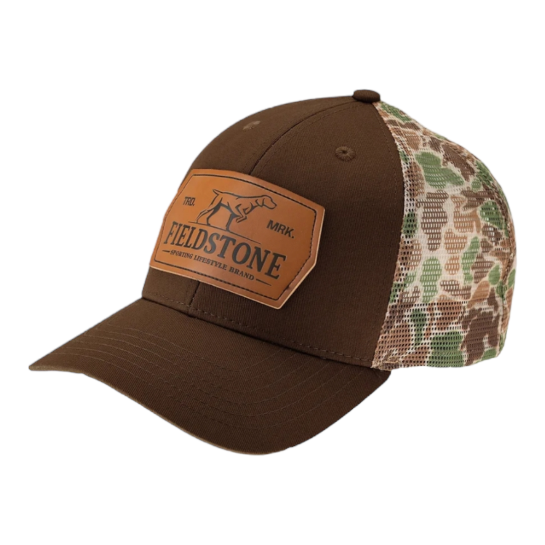 Fieldstone Brown & Camo Mesh Hat