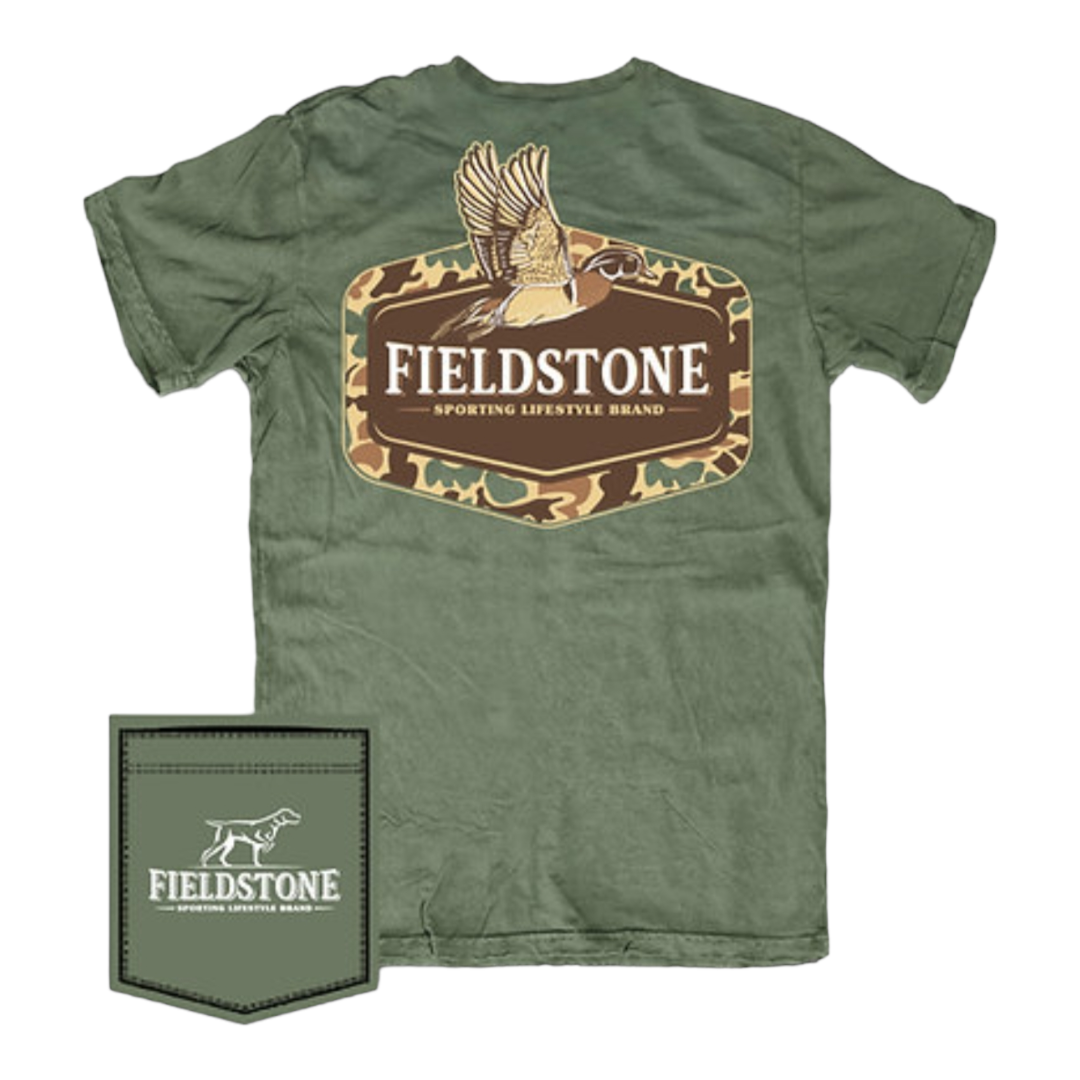 Fieldstone Camo Wood Duck T-Shirt