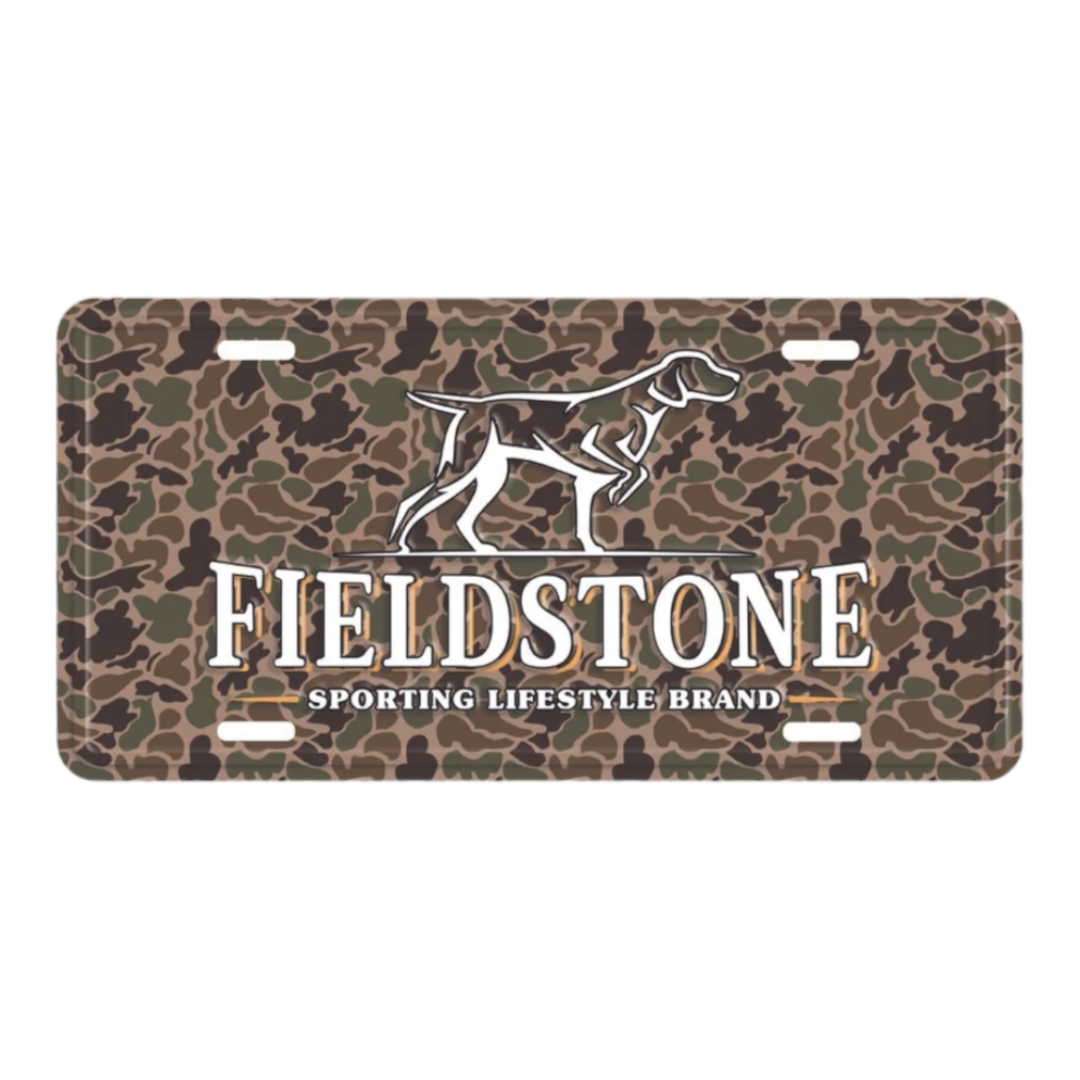 Fieldstone License Plate Camo