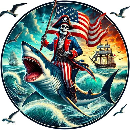 Stars, Stripes & Shark Bites Tee Shirt
