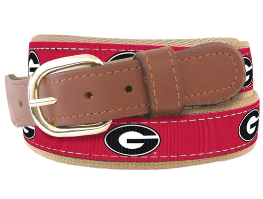 Georgia Bulldogs Ribbon belt