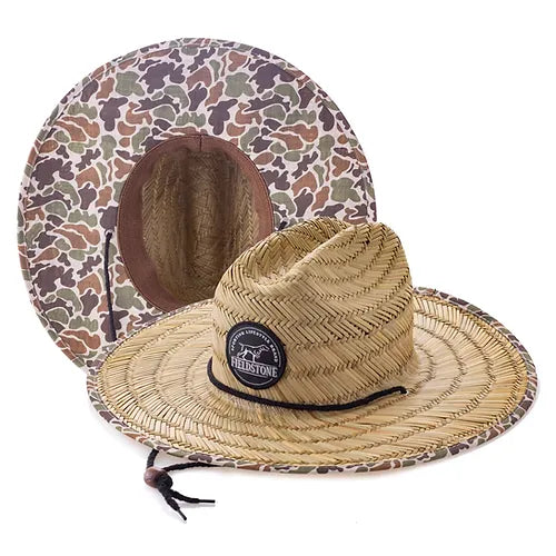 Fieldstone Straw Hat Camo