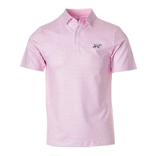 Fieldstone Marshall Performance Polo Pink/White