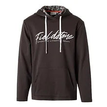 Fieldstone Script Midweight Hoodie Chocolate