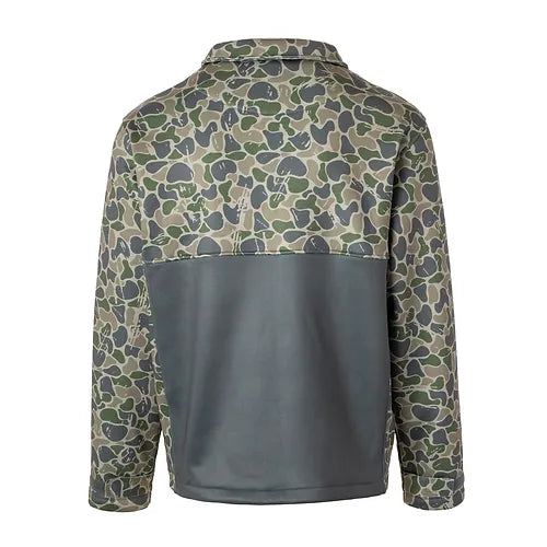 Fieldstone Backwoods Camo Quarter Zip Overland Fleece