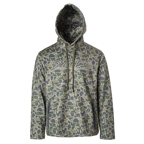 Fieldstone Backwoods Script Camo Hoodie