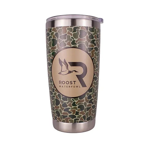 Roost 20oz Camo Insulated Tumbler