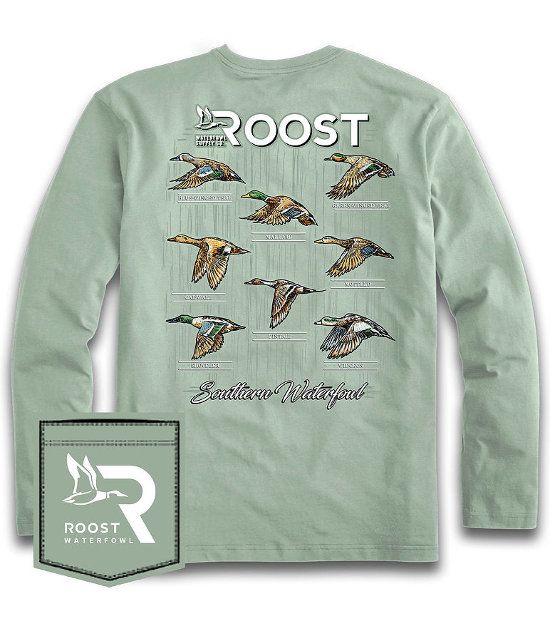 Roost Southern Waterfowl Long Sleeve Tee Shirt