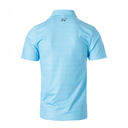 Fieldstone Signature Performance Polo Baby Blue/White