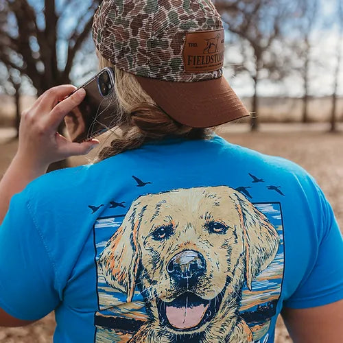 Fieldstone Yellow Labs with Mallards