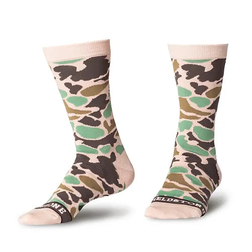 Fieldstone Camo Logo Icon Socks