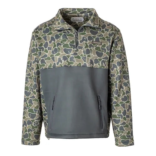 Fieldstone Backwoods Camo Quarter Zip Overland Fleece