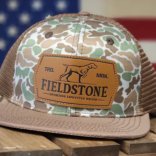 Fieldstone Youth Old School Brown Bill Hat