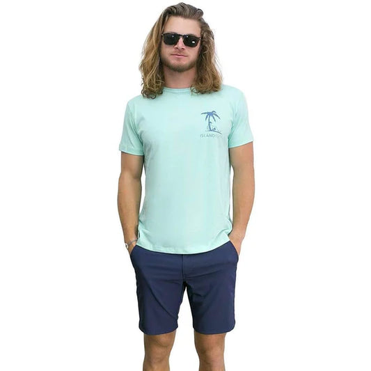 Island Bum Tiki Joe T-shirt Seafoam