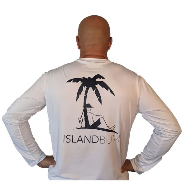 Island Bum UPF 50 Performance L/S Shirt White