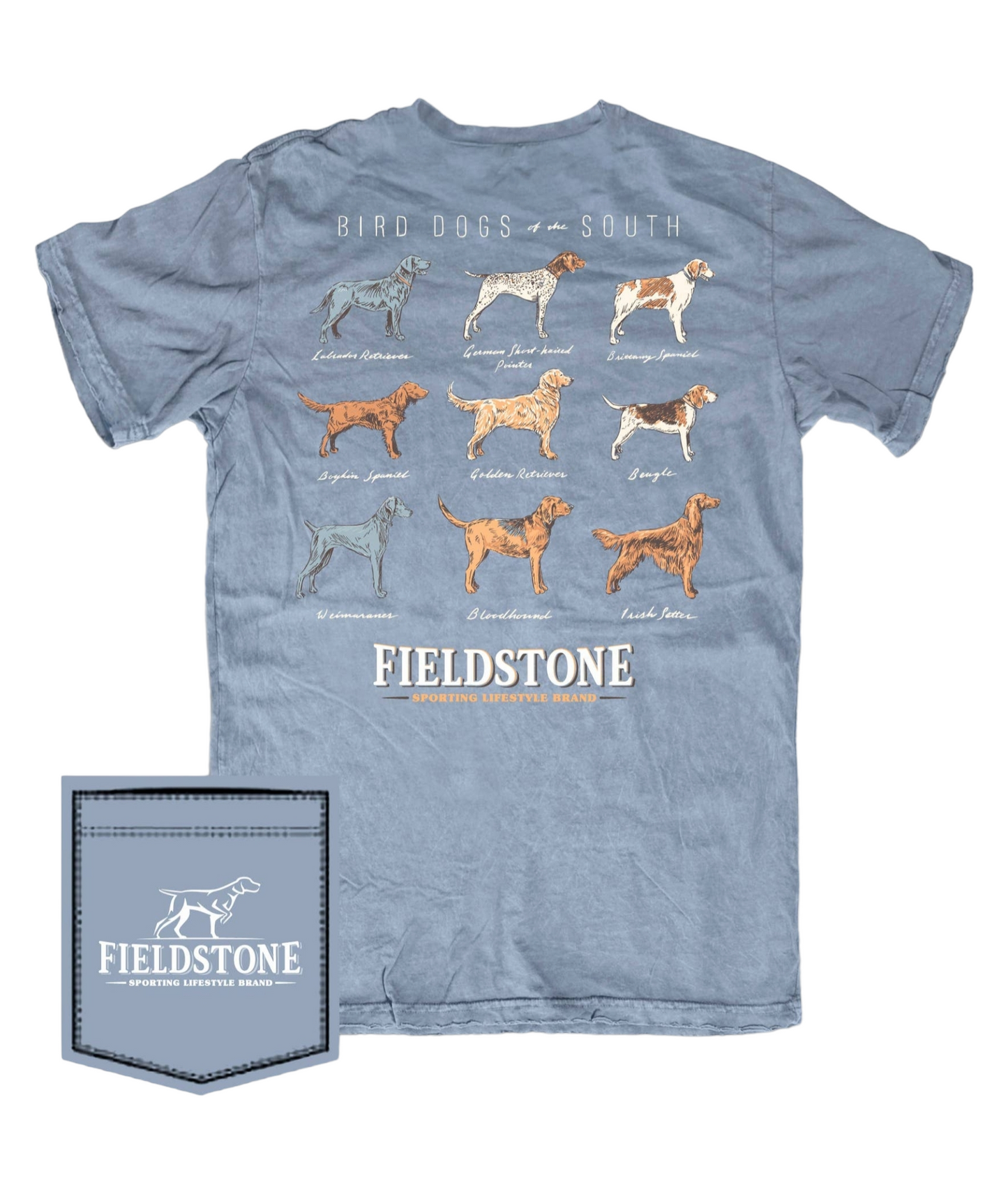 Fieldstone Bird Dogs Of The South Tee-Shirt